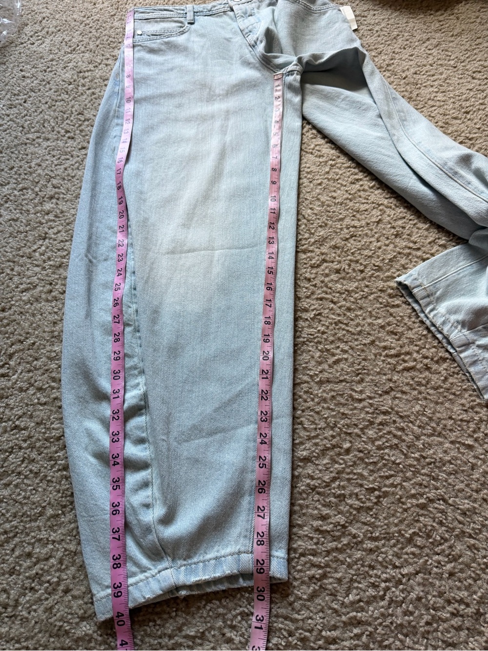 Pilcro Light Denim High-Rise Balloon Jeans Sz 27 NWT - Picture 13 of 16
